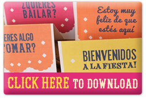 day of the dead vocabulary printable english spanish signs