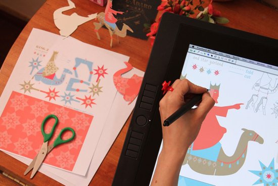 product-paper-screen screeen paper craft and print outs three kings