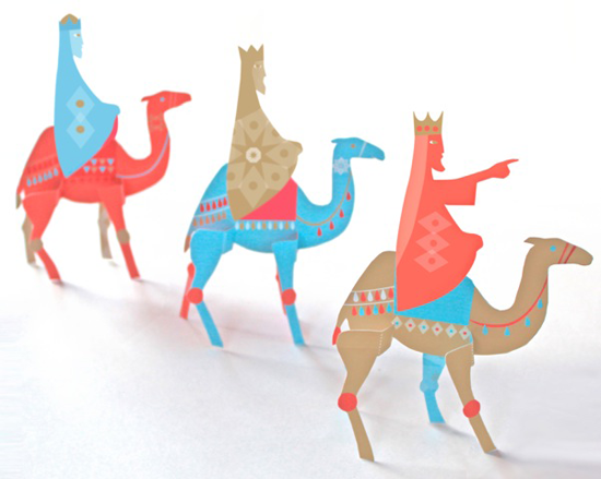 Happythought three kings paper craft three kings paper craft for folksy printable and by post
