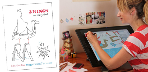 Ellen-deakin-cintiq ellen deakin drawing cintiq paper crafts