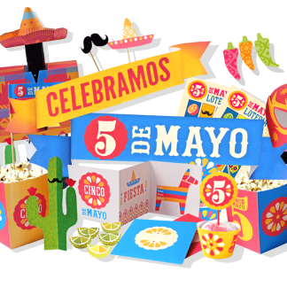 Imprimibles para fiesta del Cinco de Mayo