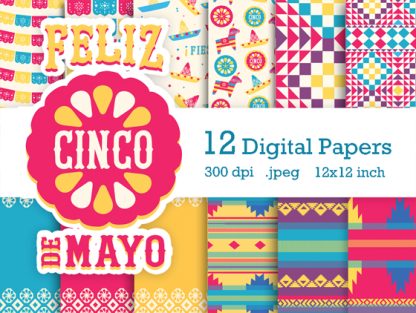 Cinco de Mayo digital scrapbooking