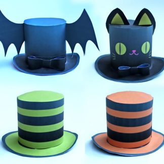 Halloween party mini top hats