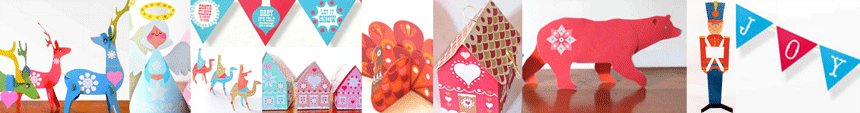 Paper craft holiday printables Paper craft holiday printables