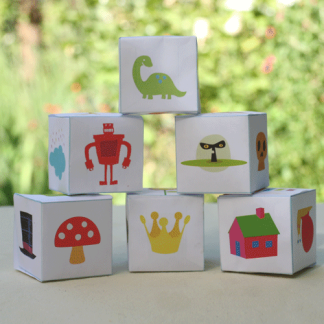 Storytelling dice game