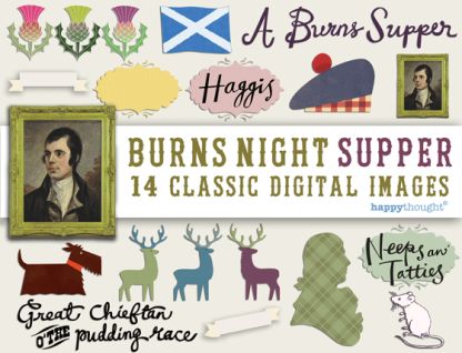 14 Burns night scrapbooking images