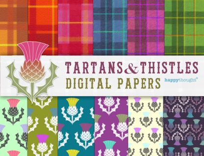 Tartan & Thistle scrapbooking papers