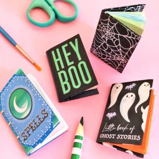 4-mini-books-fun-Halloween-diy craft templates
