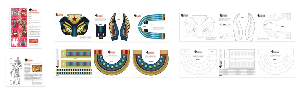 Anubis MASK TEMPLATES sheets