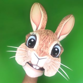 BUNNY RABBIT PUPPET template