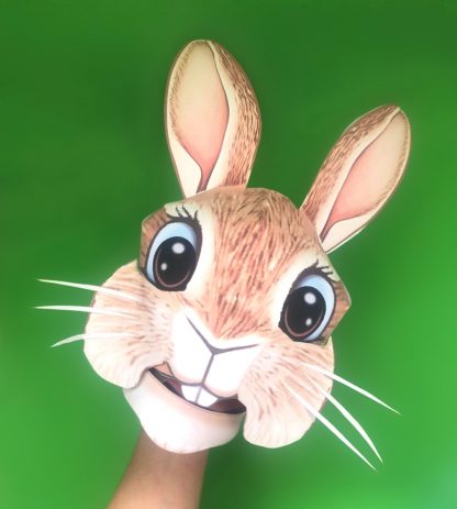 BUNNY RABBIT PUPPET template
