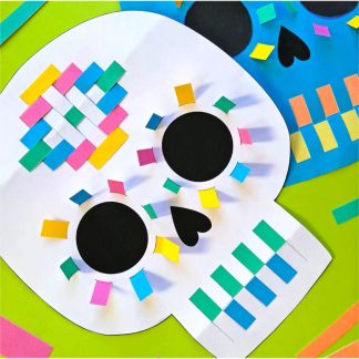 Calalvera paper weaving templates DIY craft