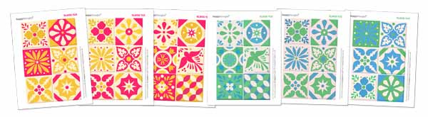Craft activity - Talavera tiles to print out and decorate you home. Craft activity - Talavera tiles to print out and decorate you home.