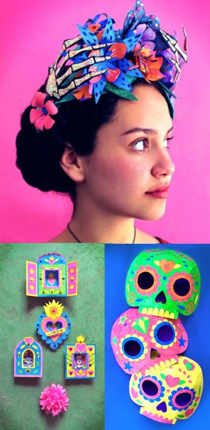 Day of the dead spanish craft kit image