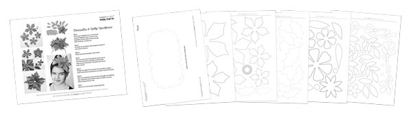Hojas de actividades manuales para festividades: plantillas de flor de Pascua