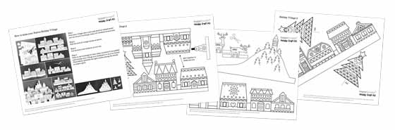 Pack de actividades manuales para festividades de Happythought: 