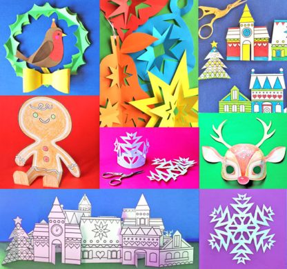 Pack de actividades manuales imprimibles para festividades
