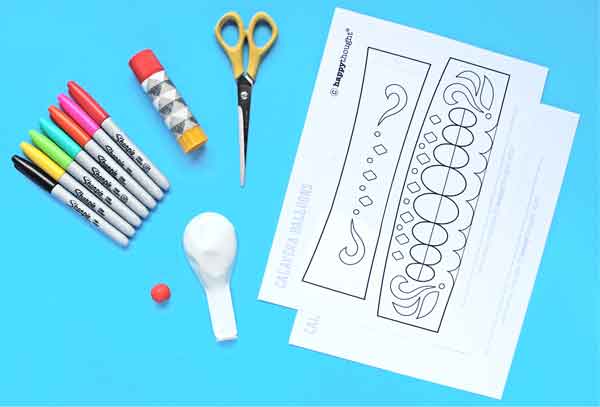 What you need to make your own Day of the Dead skull decoration instructions and DIY templates