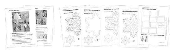 How to make Mexican paper star decorations - Printable kids activity + craft templates! How to make Mexican paper star decorations - Printable kids activity + craft templates!