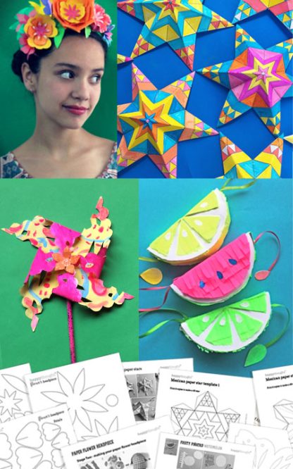 Pack de actividades manuales imprimibles para el Cinco de Mayo