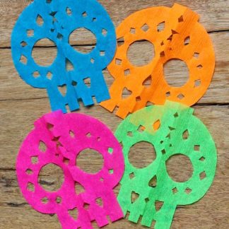 Plantillas de calaveras de papel picado para hacer en casa