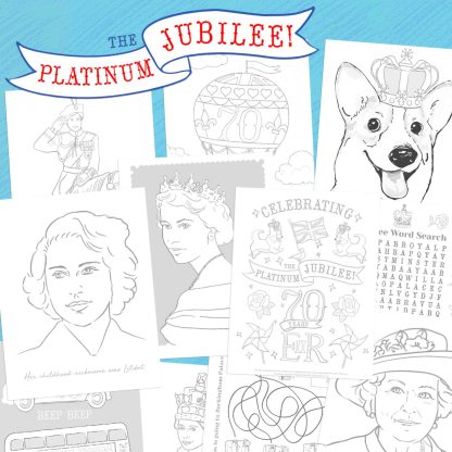 Platinum Jubilee colour in pages