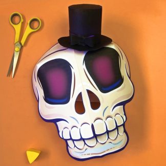 Skull-Mask-tutorial PDF template