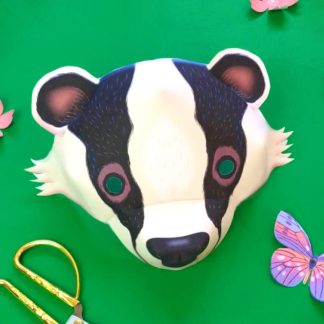 badger mask template DIY-shop-listing