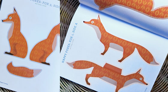 Art ideas for kids: Beautiful paper cut foxes! Art ideas for kids: Beautiful paper cut foxes!