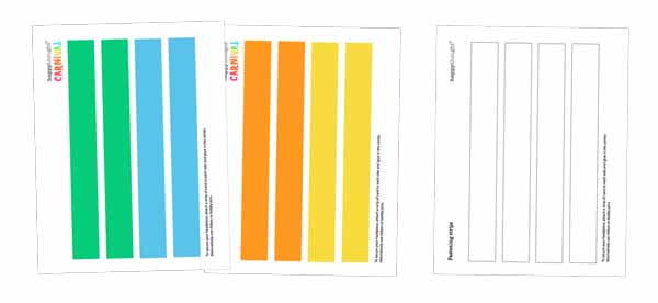 Templates, patterns, cutouts, plantillas and ideas for carnival: Headpiece fastening strip template!