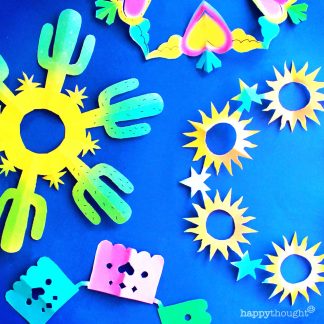 DIY cinco de mayo snowflakes templates pattern decorations
