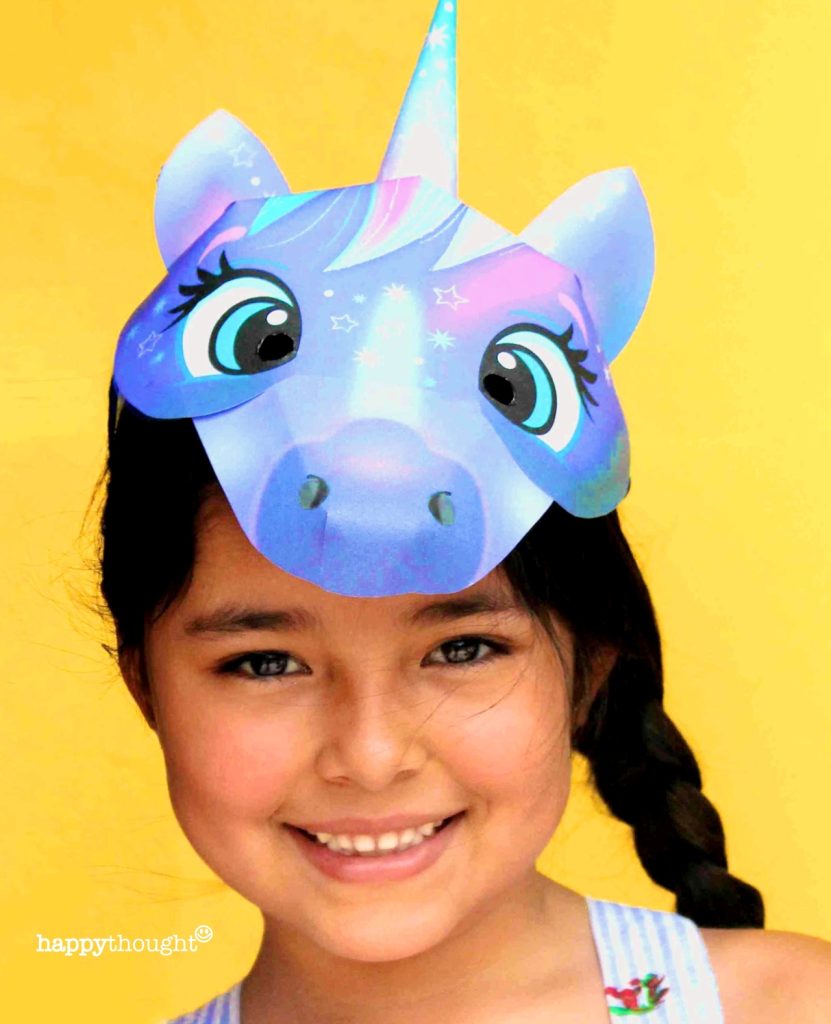 six DIY unicorn mask templates to print and make