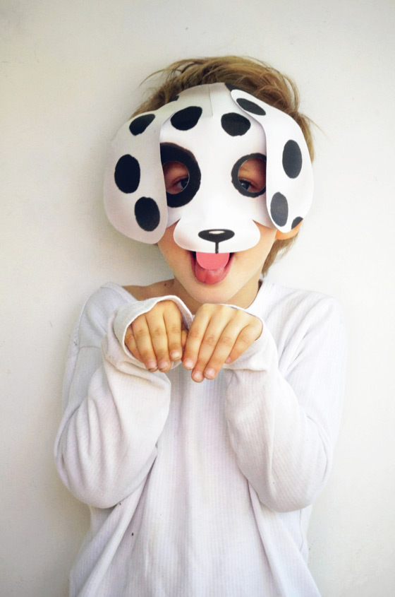Make a dog mask at home instantly with our popular dog mask template Easy dog mask papercraft pdf: Make your own dog mask!
