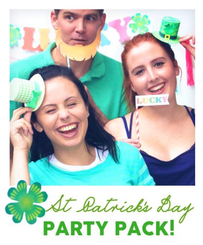 Easy St Patrick's Day party props and decorations!