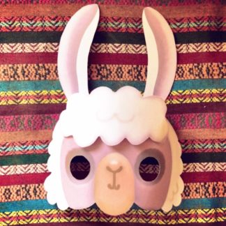 llama-mask-template-printable mask diy