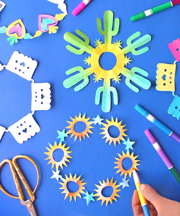 printable kids activity: make your own cinco color paper ring printable kids activity: make your own cinco color paper ring