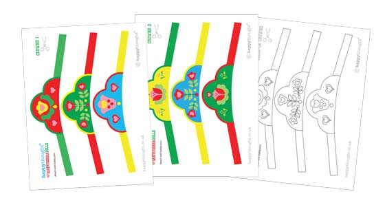Matryoshka doll crown template-patterns! Matryoshka doll crown template-patterns!