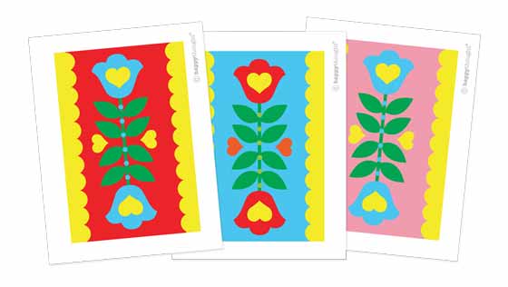 Printable flower placemat templates for table decorations Printable flower placemat templates for table decorations