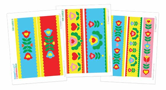 Happy Birthday poster or invites. Russian Matryoshka Doll theme!