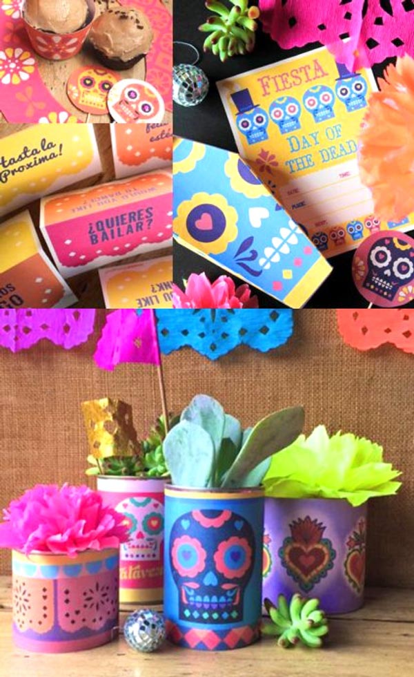 Recuerdos y decoraciones del Día de los Muertos Recuerdos y decoraciones del Día de los Muertos