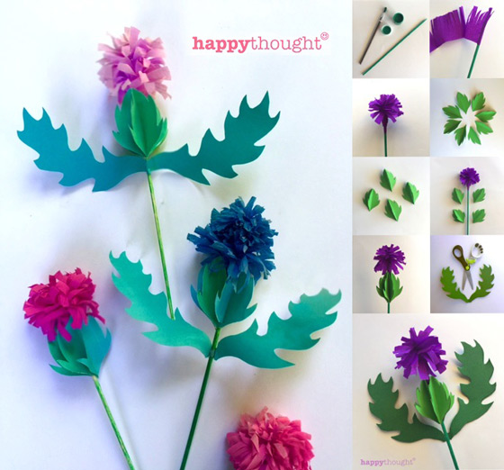 Paper craft thistle templates and tutorials for Burns Night Supper ideas. Jan 25th 2016. Paper craft thistle templates and tutorials for Burns Night Supper ideas. Jan 25th 2016.