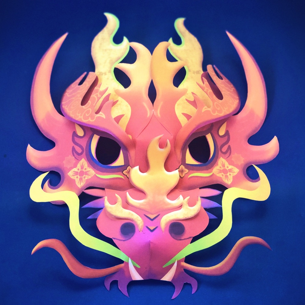year-of the dragon template tutorial